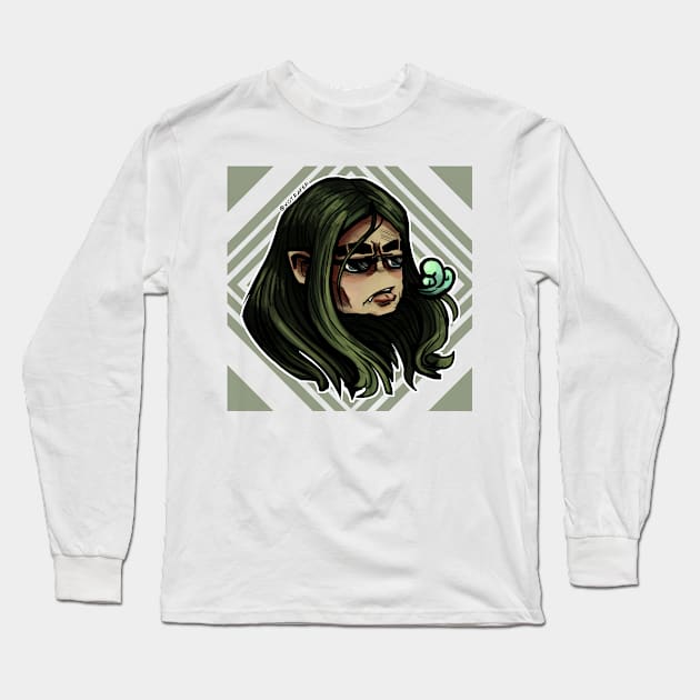 Belcebu from "Hell Yeah!!" (webcomic) Long Sleeve T-Shirt by Xotra FGA